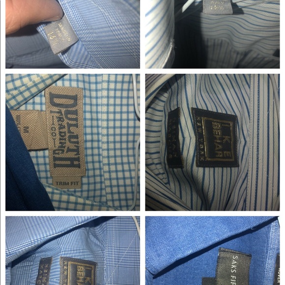 4 Shirts IKE BEHAR, SAKS, DULUTH - Picture 7 of 7
